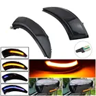 Динамический мигалка последовательным индикатор указатель поворота бокового зеркала светильник для Renault Clio Характеристическая вязкость полимера MK4 BH RS Grandtour KH 2012 -2016