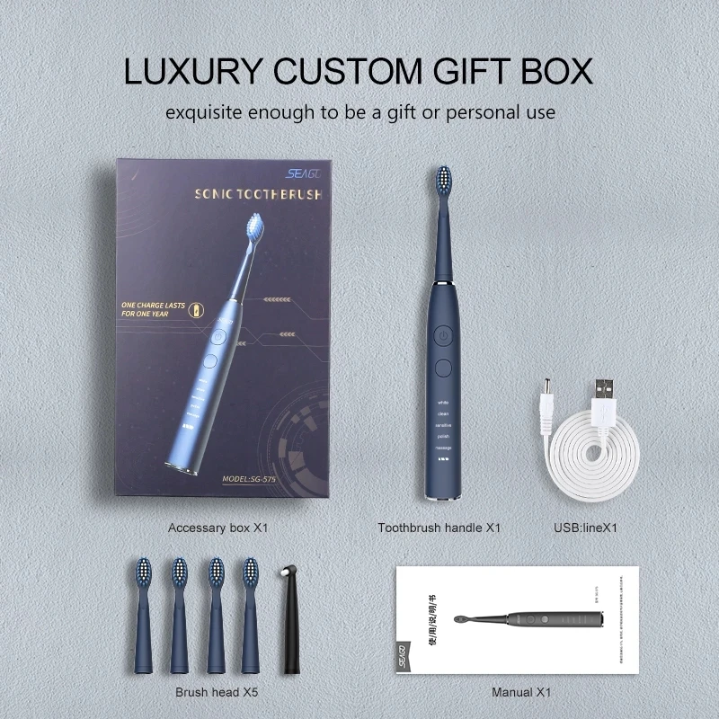 SEAGO Π‘ΠΌΠ°ΡΡ ΠΠ΅ΡΠ΅Π·Π°ΡΡΠΆΠ°Π΅ΠΌΡΠ΅ ΠΠ»Π΅ΠΊΡΡΠΈΡΠ΅ΡΠΊΠΈΠΉ ΠΡΠ±Π½Π°Ρ ΡΡΡΠΊΠ° Sonic Π·ΡΠ±Π½Π°Ρ ΡΡΡΠΊΠ° Π΄Π»Ρ 5 ΡΠ΅ΠΆΠΈΠΌΠΎΠ² ΠΌΠΎΠΆΠ΅Ρ ΠΈΡΠΏΠΎΠ»ΡΠ·ΠΎΠ²Π°ΡΡΡΡ Π² 180 Π΄Π½Π΅ΠΉ Ρ 4 Π½Π°ΡΠ°Π΄ΠΊΠΈ Π΄Π»Ρ Π·ΡΠ±Π½ΠΎΠΉ ΡΠ΅ΡΠΊΠΈ & 1 ΠΠ΅ΠΆΠ·ΡΠ±Π½ΡΠ΅ ΡΡΡΠΊΠΈ SG575 SEAGO Π‘ΠΌΠ°ΡΡ ΠΠ΅ΡΠ΅Π·Π°ΡΡΠΆΠ°Π΅ΠΌΡΠ΅ ΠΠ»Π΅ΠΊΡΡΠΈΡΠ΅ΡΠΊΠΈΠΉ ΠΡΠ±Π½Π°Ρ ΡΡΡΠΊΠ° Sonic Π·ΡΠ±Π½Π°Ρ ΡΡΡΠΊΠ° Π΄Π»Ρ 5 ΡΠ΅ΠΆΠΈΠΌΠΎΠ² ΠΌΠΎΠΆΠ΅Ρ ΠΈΡΠΏΠΎΠ»ΡΠ·ΠΎΠ²Π°ΡΡΡΡ Π² 180 Π΄Π½Π΅ΠΉ Ρ 4 Π½Π°ΡΠ°Π΄ΠΊΠΈ Π΄Π»Ρ Π·ΡΠ±Π½ΠΎΠΉ ΡΠ΅ΡΠΊΠΈ & 1 ΠΠ΅ΠΆΠ·ΡΠ±Π½ΡΠ΅ ΡΡΡΠΊΠΈ SG575