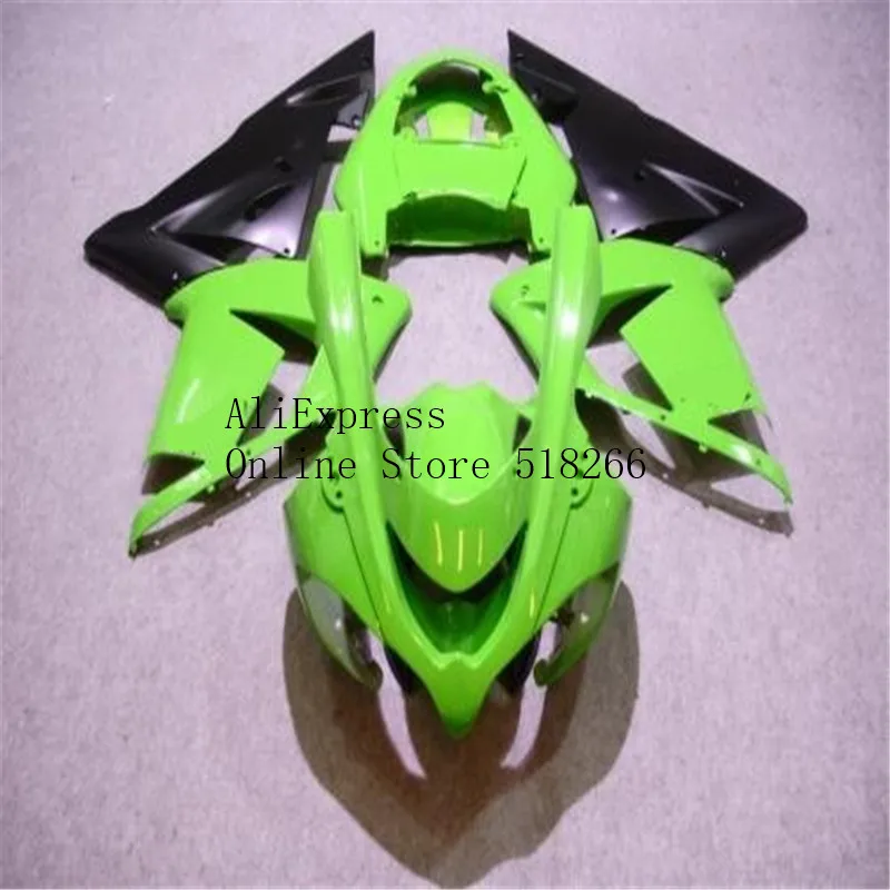 Комплект обтекателей ABS для Kawasaki Ninja ZX 10R 2004 2005 мотоциклетный Неокрашенный ZX10R