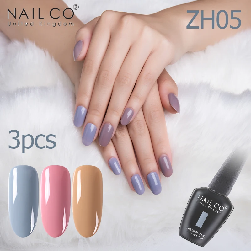 NAILCO 3 шт. 131 цветов Гель-лак для ногтей полуперманентный Смешанный УФ-гель Varnis без