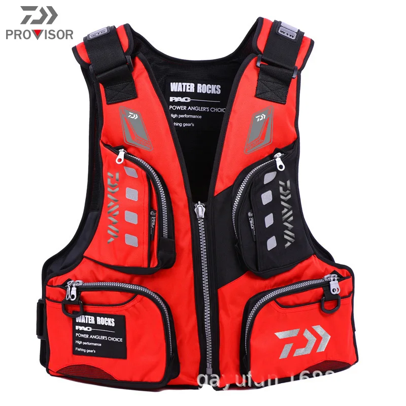 

Daiwa Outdoor Fishing Vest Men Breathable Swimming Life Jacket Safety Waistcoat Survival Utility Hunting Vest Colete Salva-Vidas