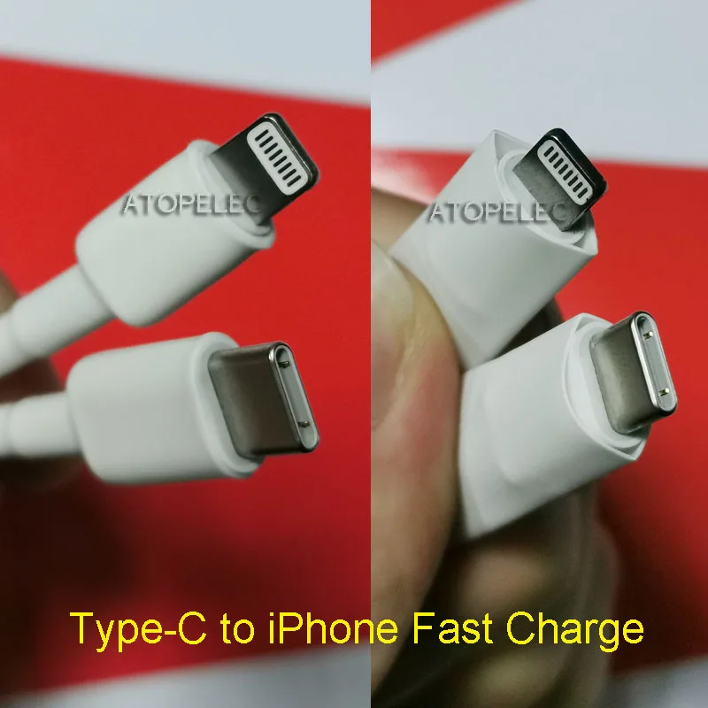 3:1 термоусадочная трубка рукав для iPad Type C iPhone 11/12/X/XS/XR/SE Pro 18W быстрое зарядное