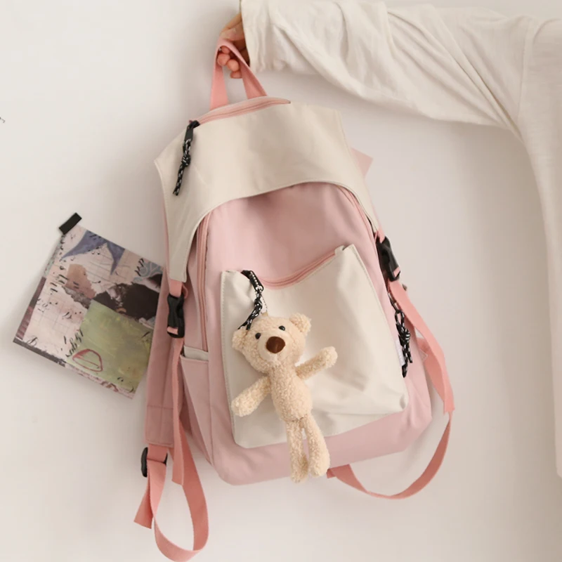 Женский небольшой свежий рюкзак женские корейские школьные сумки Harajuku для