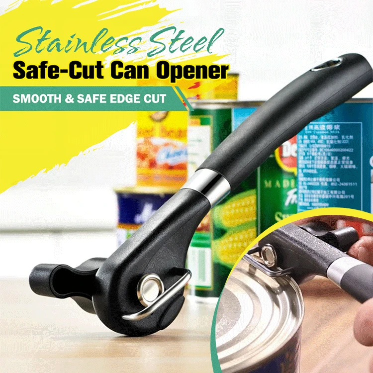 

Wonderlife Manual Can Opener Stainless Steel Bottle Openers Professional Ergonomic Jars & Tin Opener for Cans Kitchen Tools
