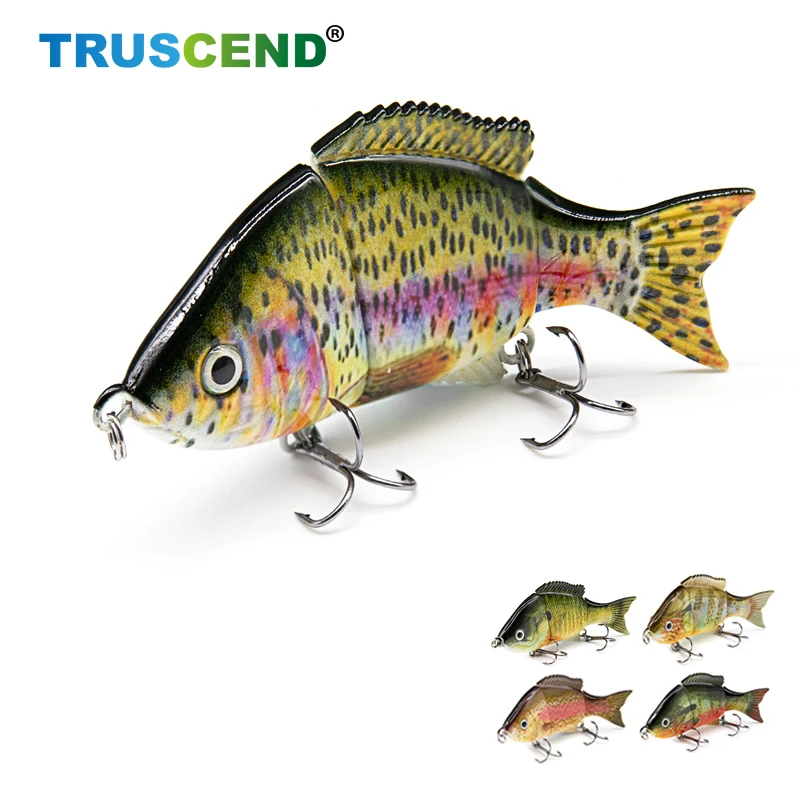 

Freshwater Fishing Lure 3 Segments Artificial Hard Bait Sinking Wobblers Carp Fishing Accessories Winter Fishing Trolling Lure