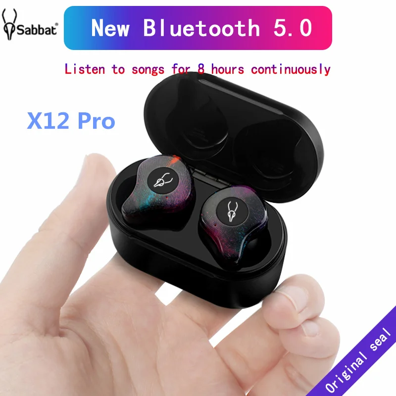 Sabbat x12 pro bluetooth 5 0 беспроводные наушники для зарядки мини портативные невидимые