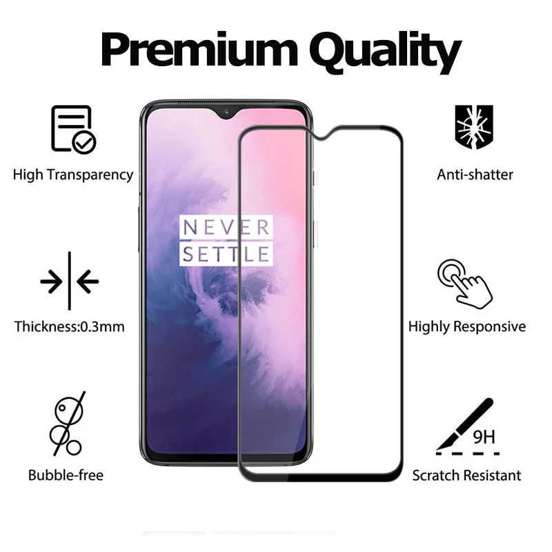 3 в 1 закаленное cтекло Oneplus 7 Pro 7Pro kамера One Plus защитное на стекло ван плас про для