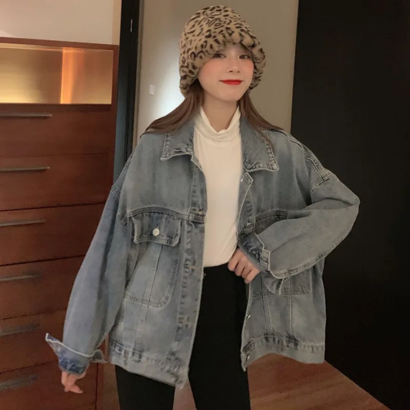 Весна 2021 новинка Женская шикарная универсальная Свободная рабочая одежда в