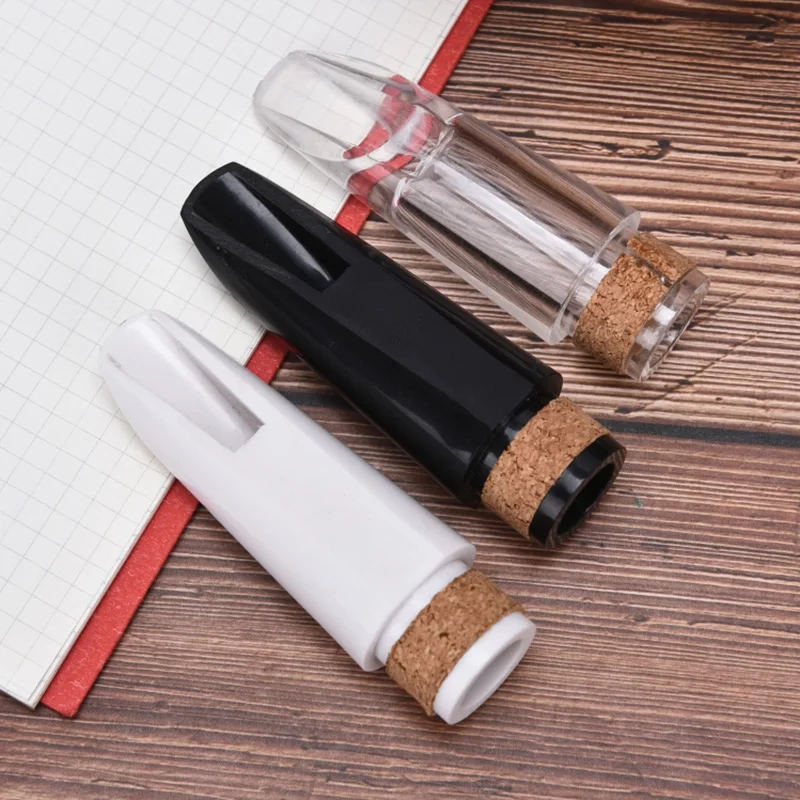 Clear / White Black Professional Transparent Clarinet Mouthpiece Woodwind Instruments Part 1pc | Спорт и развлечения