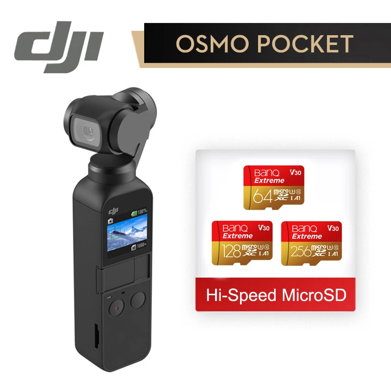 DJI Osmo карман 3-осевая стабилизированная ручной Камера с 4K 60fps видео бренд DJI мини Osmo на