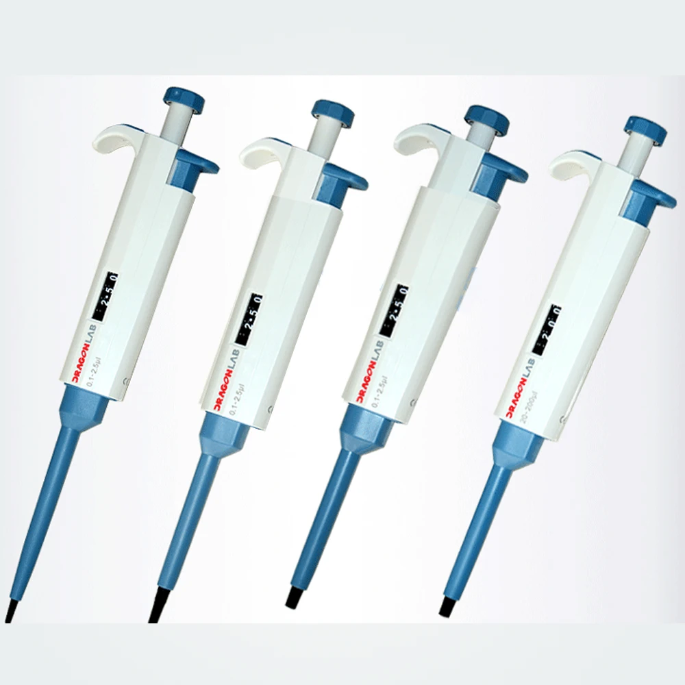 Лабораторная цифровая пипетка микропетка для объема ручная одноканальная