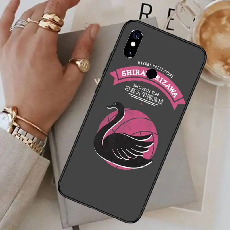 

Haikyuu anime volleyball Karasuno Nekoma Phone Case For Xiaomi Redmi note 7 8 9 t max3 s 10 pro lite funda coque shell cover
