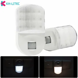 Суперъяркий светодиодный ночник с пассивным инфракрасным датчиком движения, Сенсорная лампа, 9 светодиодный, светильник для спальни, прихожей, настенный ночсветильник