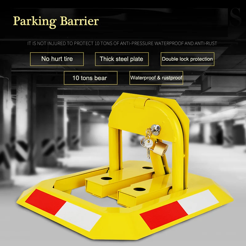 

Outdoor second-hand waterproof manual parking barrier parking lock parking space saves space