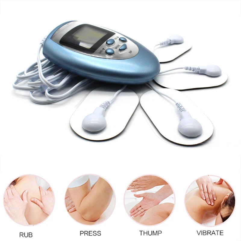 

Physiotherapy Slimming Massager Electrical Acupuncture Nerve Muscle Stimulator Digital Physical Therapy Machine 4 Electrode Pad