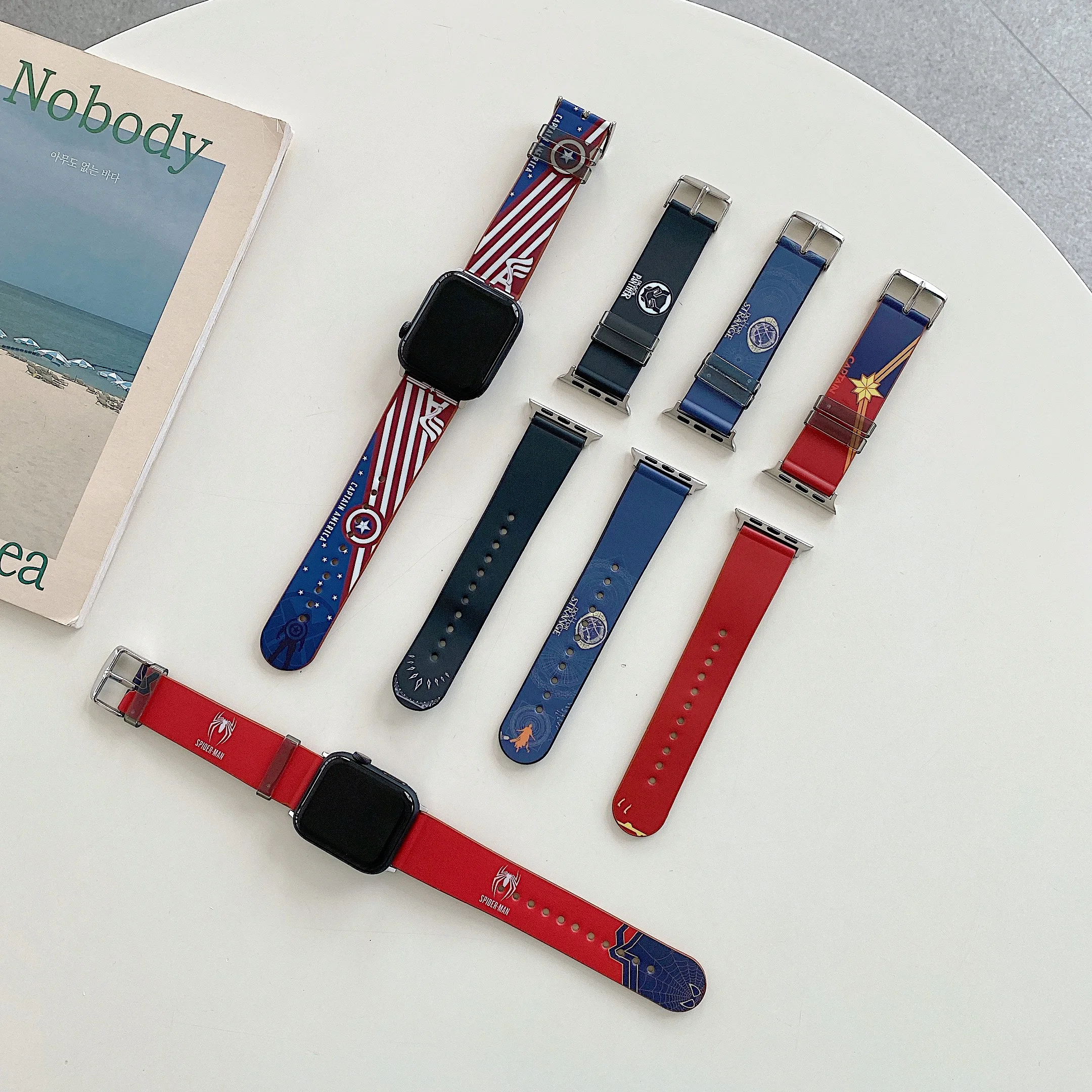 

YUKIRIN Heros Leather Straps for apple watch band 44mm 42mm Iwatch Series SE 6 5 4 3 2 1 Replacement Loop 40mm 38mm Watchbands