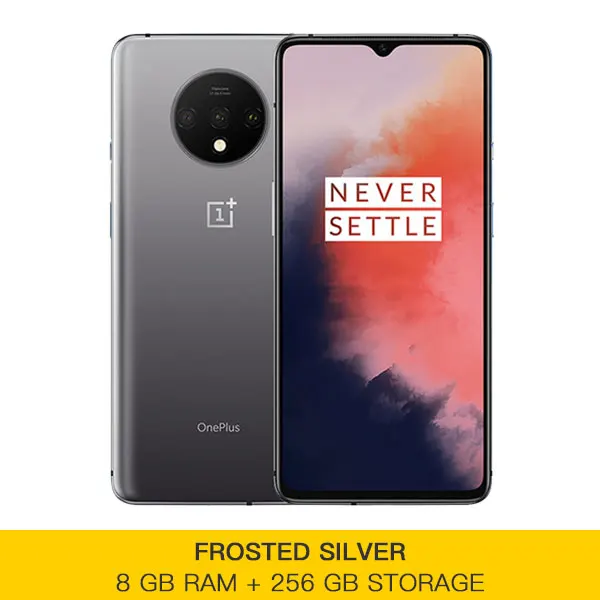 Смартфон Oneplus 7 T 7 T, 8 ГБ ОЗУ, 256 Гб ПЗУ, Snapdragon 855 Plus, Android 10, 6,55 '', 90 Гц, экран, камера 48 МП, четыре ядра - Цвет: 8GB 256GB Silver