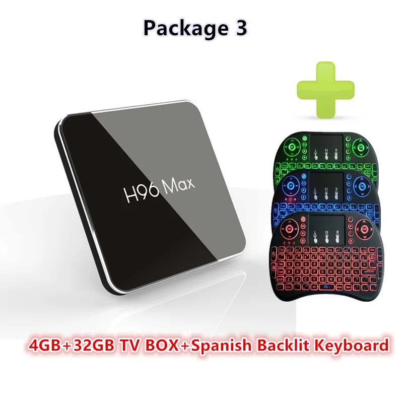 4G 32G ES Backit Смарт-ТВ-приставка HAAYOT H96 MAX Android 8,1 Amlogic S905X2 LPDDR4 четырехъядерный ТВ-приставка 4 ГБ 32 ГБ 2,4G/5G WiFi Bluetooth 4K приставка - Цвет: 4G 32G ES Backit
