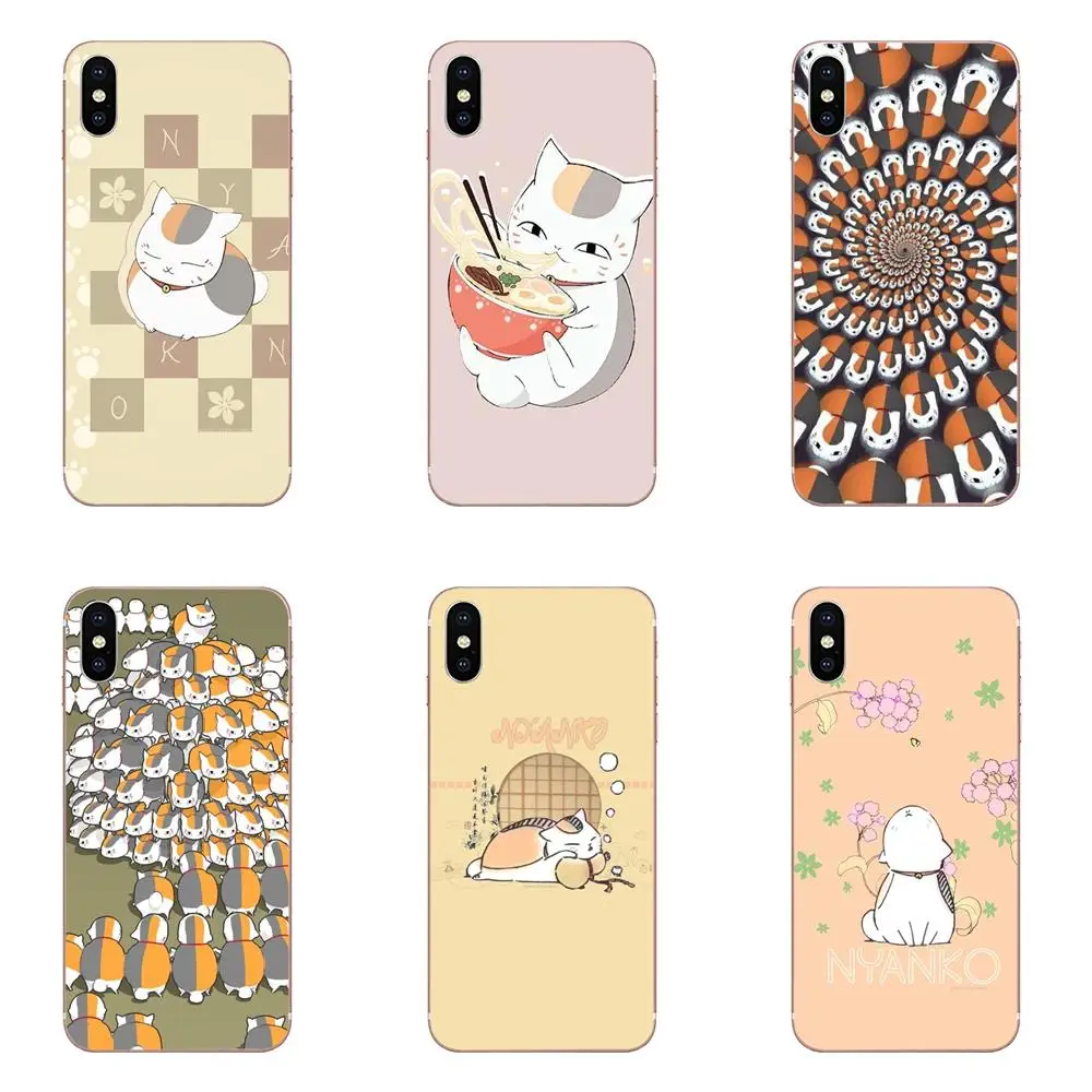 Нацумэ Yuujinchou Nyanko Sensei для Samsung Galaxy Note 8 9 10 Pro S4 S5 S6 S7 S8 S9 S10 S11 S11E S20 Edge Plus Ultra|Бамперы| |