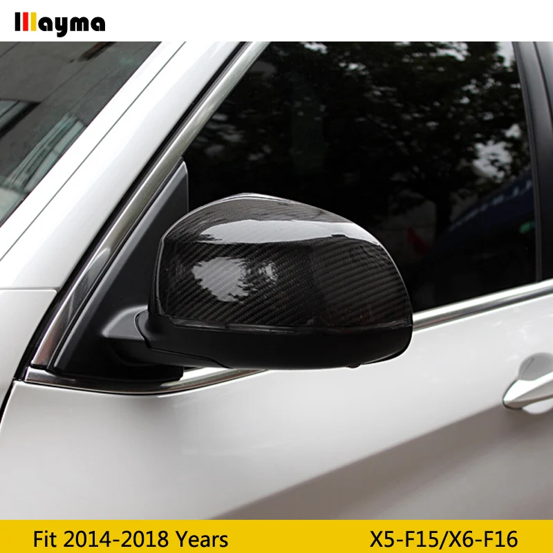 Крышка для зеркала из углеродного волокна BMW X5 F15 28i 30d xDrive50i 2014 2018 год X6 F16 ваши и