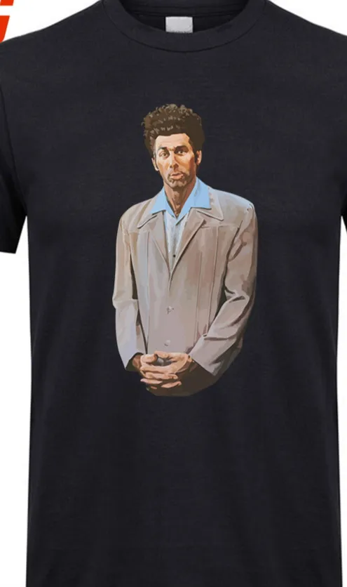 

Printed Clothing T Shirt Kramer Painting From Seinfeld Male Cotton Short Sleeve T Shirt Comfortable 032680