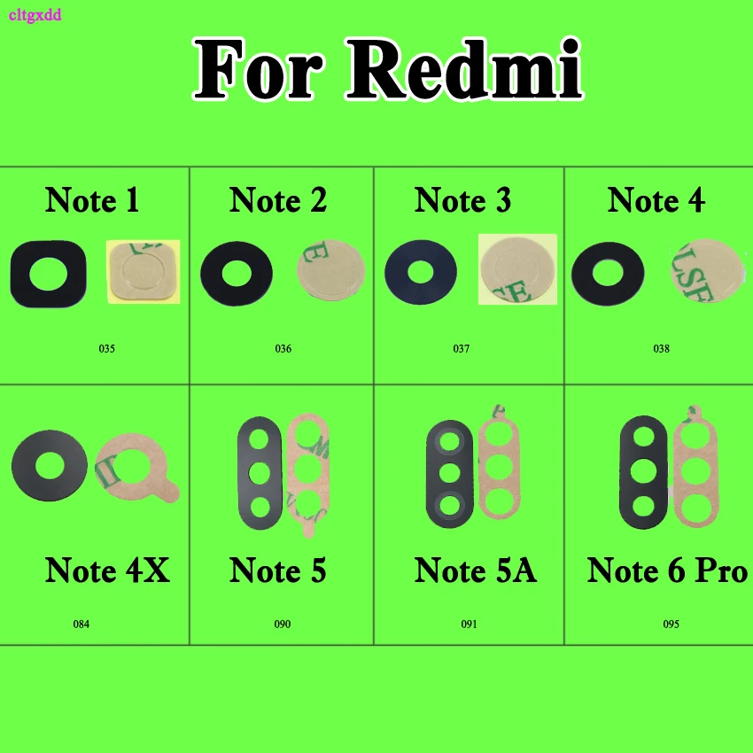 Cltgxdd 1 шт. крышка объектива камеры стеклянные линзы для Xiaomi Redmi Note 2 3 4 4X 5A 6