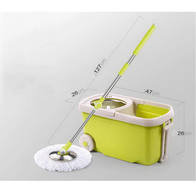 

150208/Household Rotary mop/Automatically rotate the mop/High quality stainless steel mops/Comfortable foam grip