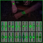 Водонепроницаемые светящиеся Детские фотообои для женщин, мужчин, детей, Мультяшные часы, боди-арт, тату-наклейки для девочек и мальчиков