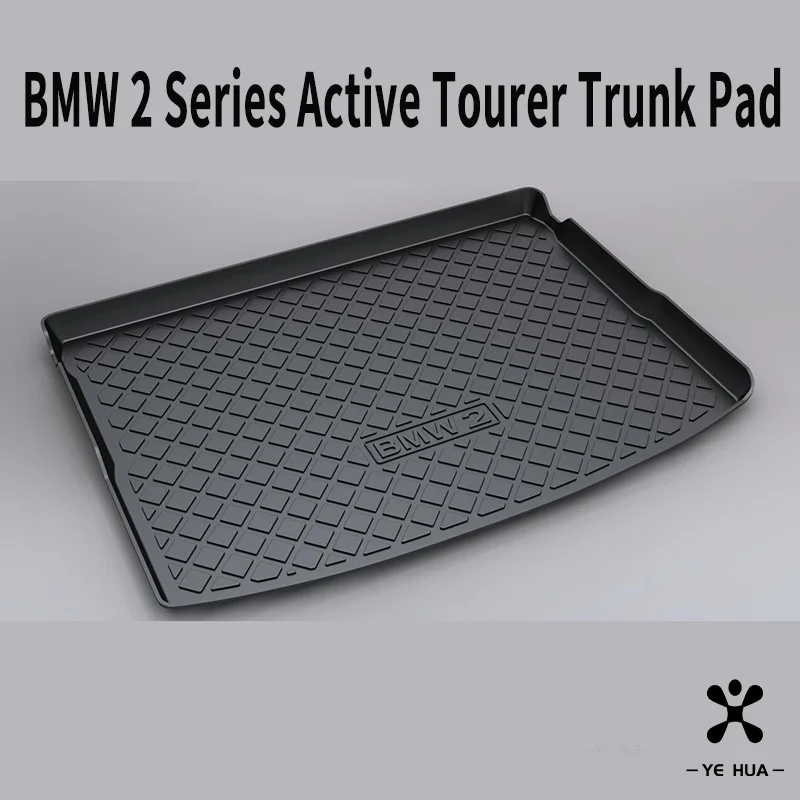 Черный тяжелый напольный коврик для bmw 2 серии F45 F46 active tourer 14 19 защита багажника