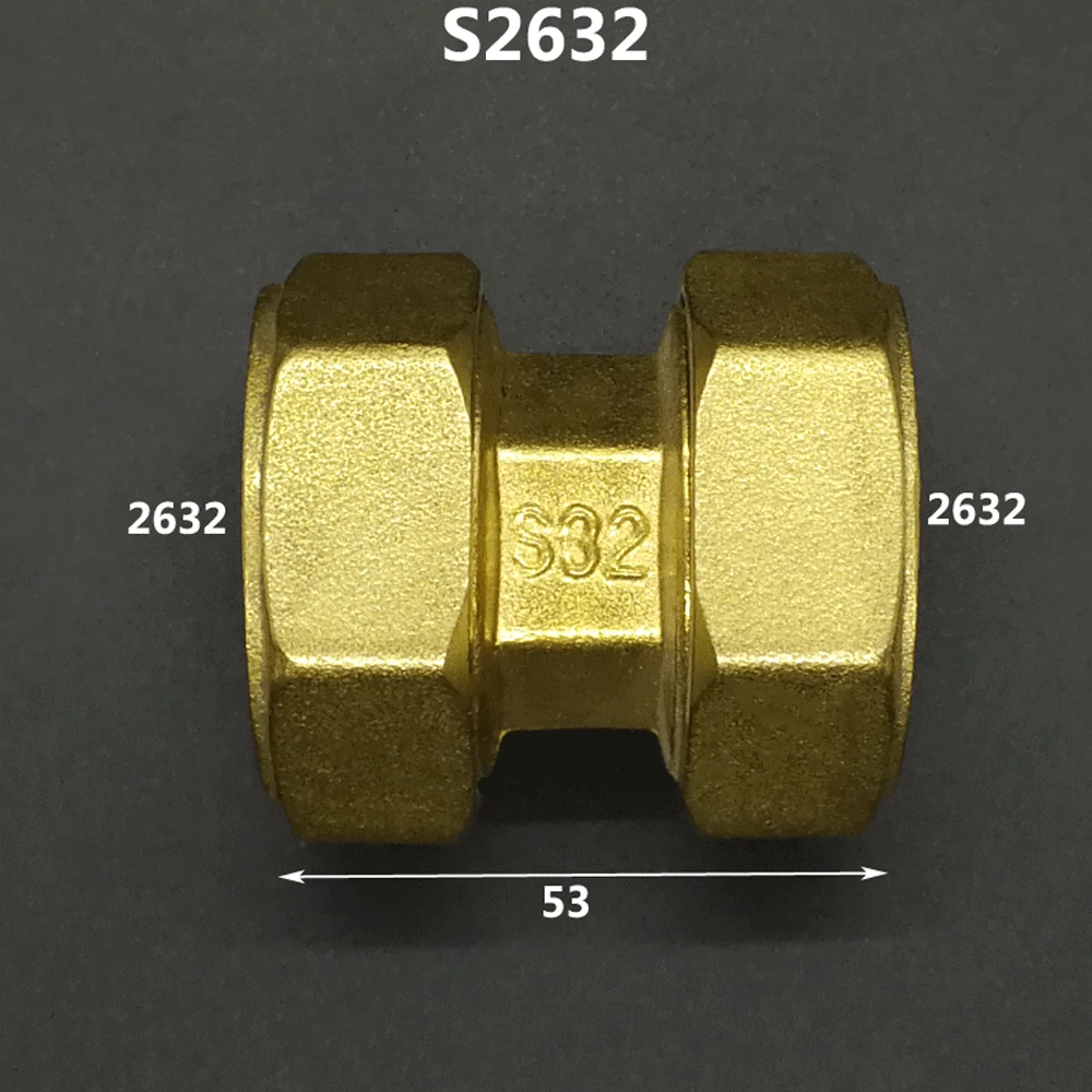 Подходит 26/32 мм ID/OD PEX AL трубка латунный фитинг для трубы соединительная муфта