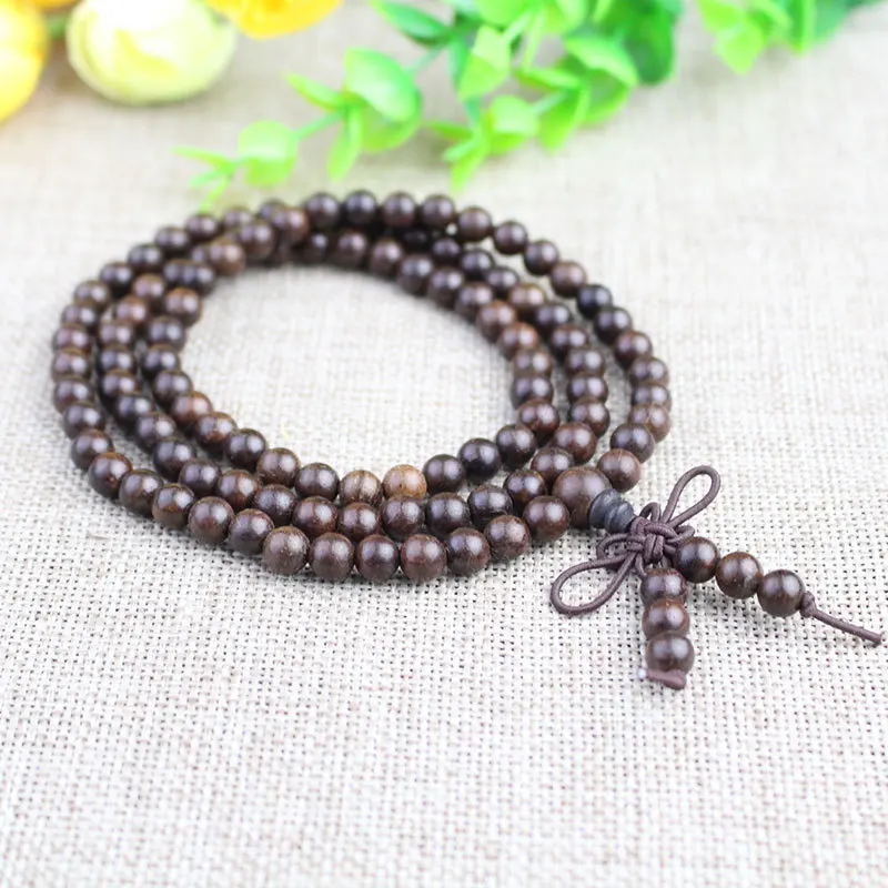 

TIFCOJEW Natural 108Pcs Buddhist beads Moonstone Bead Tibetan Buddha Bracelet Stone Diffuser Bracelets Men Jewelry Gift