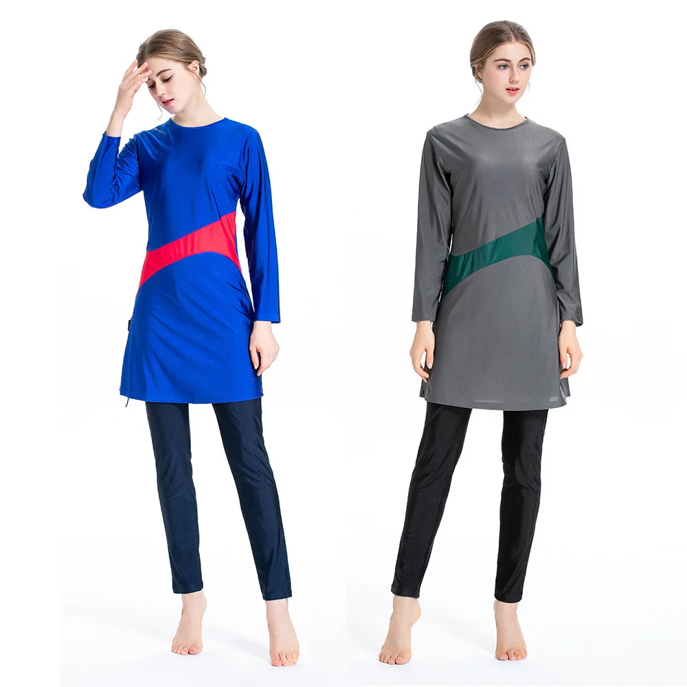 Мусульманский комплект из 3 предметов одежда для купания скромный Арабский Дубай