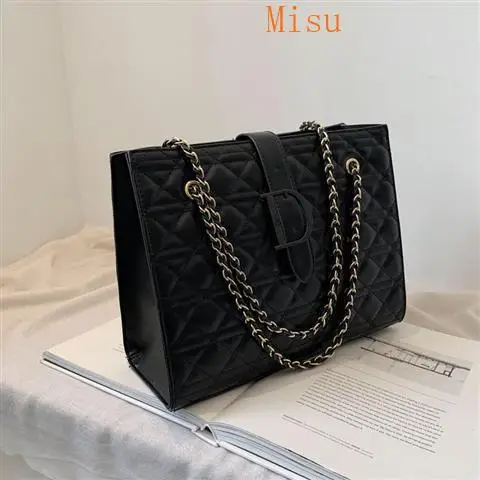 

Hot-selling checkered chain bag women new style texture atmosphere European and American style tote bag shoulder messenger bag