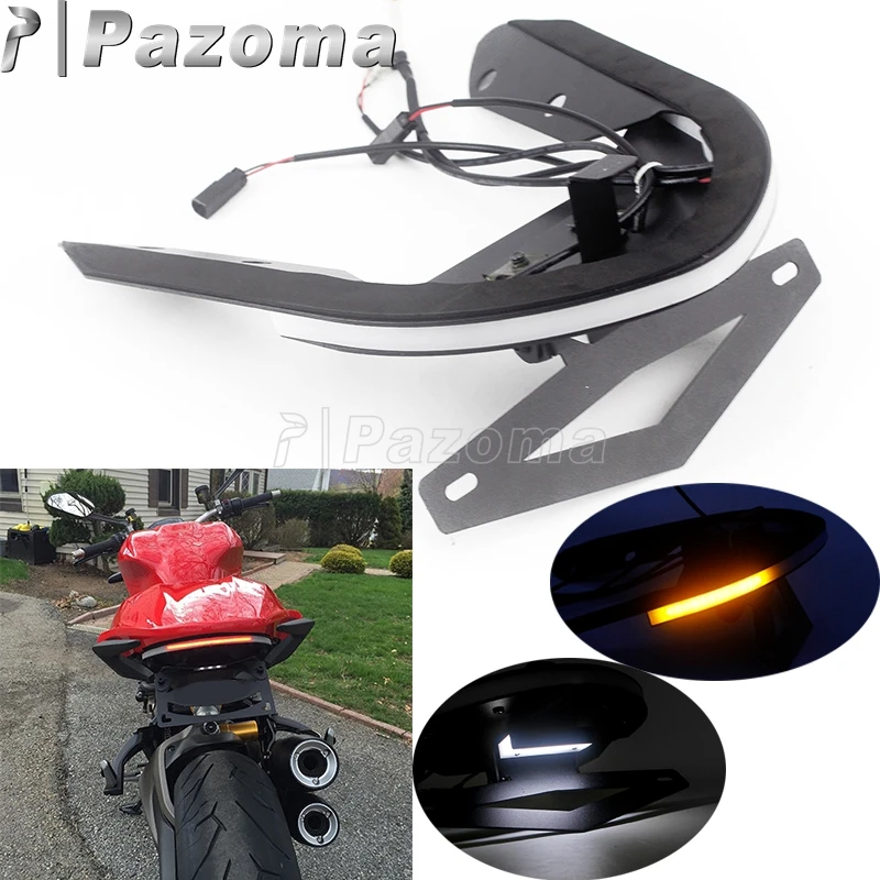 Мотоцикл Fender Eliminator номерной знак кронштейн светодиодный задние фонари с