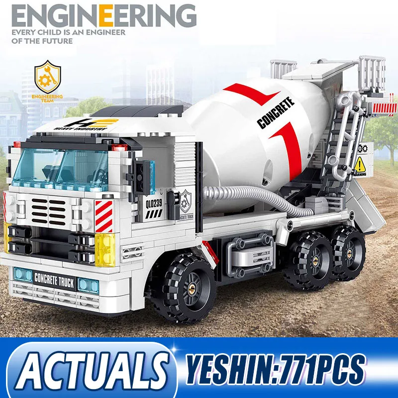 Высокотехнологичный автомобиль Yeshin маленький экскаватор бульдозер кран