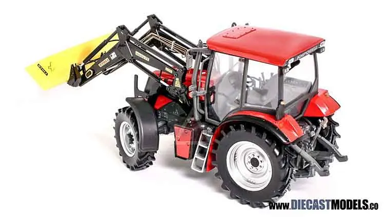 UH 1:32 Кировец ATM 3180 с передней погрузчиком Трактор Металлическая литая модель игрушечных автомобилей для детей Мальчик игрушки.