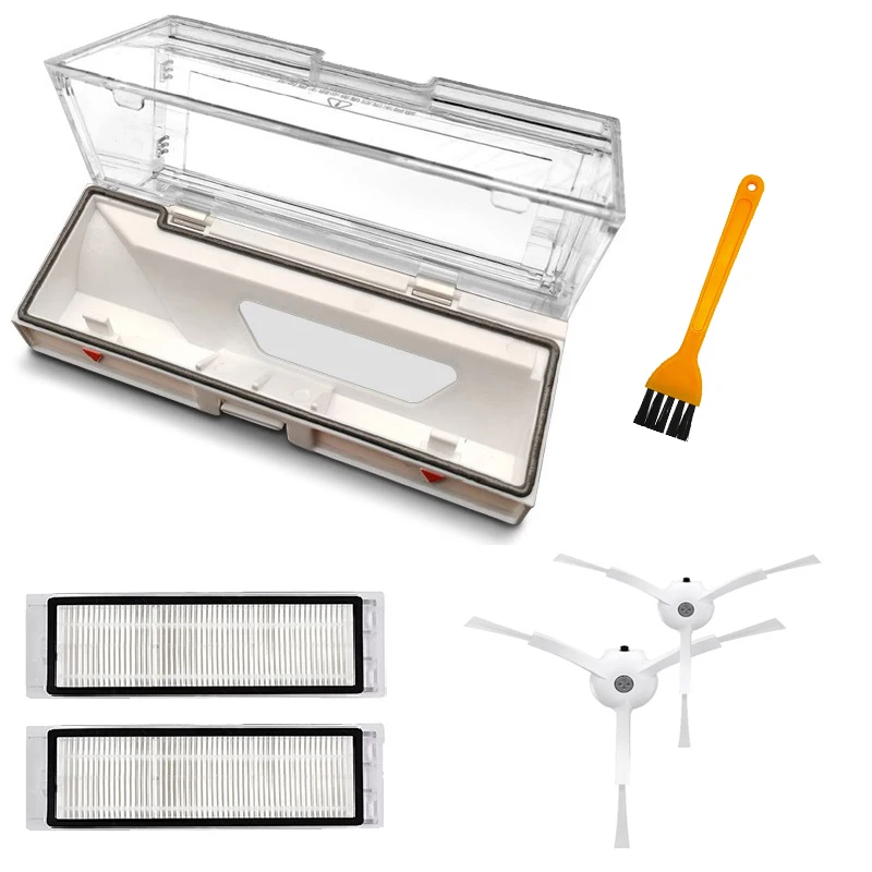 

Пылеуловительная камера подходит для Xiaomi Roborock S55 S51 S50 робот пылесос запчасти Hepa фильтр запасные аксессуары