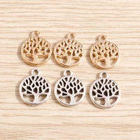 60pcs 1113mm hollow life of tree charms pendants for making diy necklaces bracelets drop earrings handmade jewelry craft gift