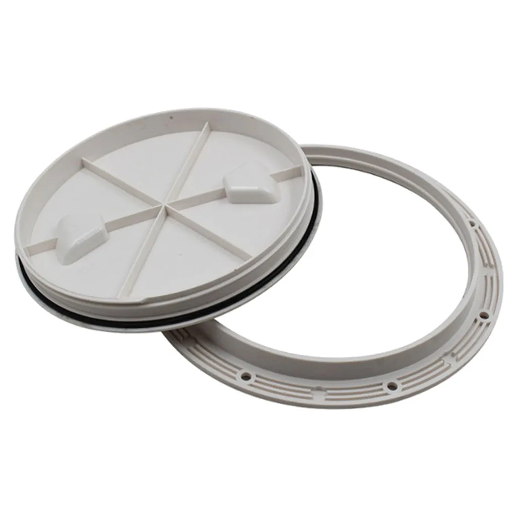 

3х пластиковый белый нескользящий 8 "палубный люк для осмотра для яхты, морской лодки