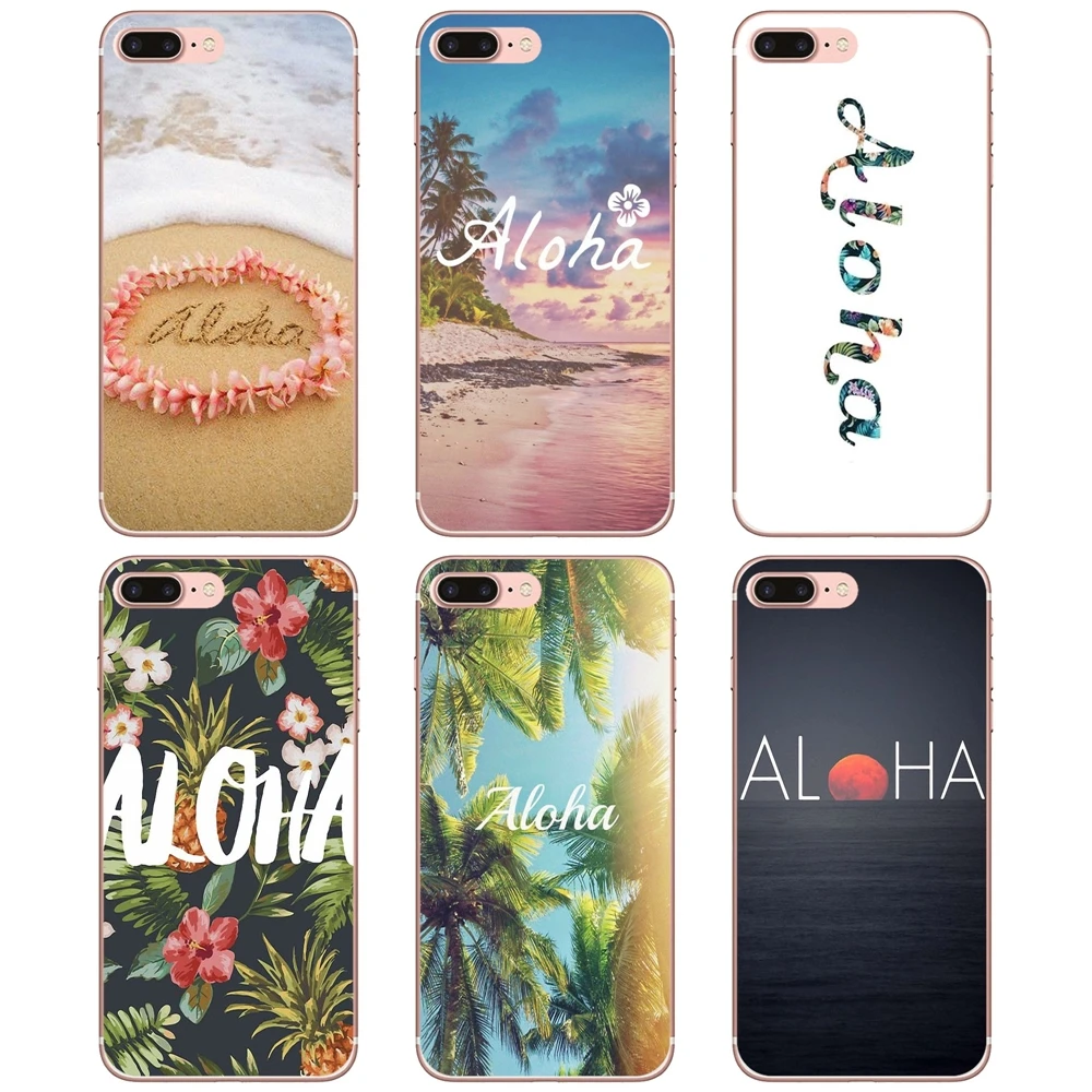 

Flower Aloha Palm Trees Beach Art For iPhone 10 11 12 13 Mini Pro 4S 5S SE 5C 6 6S 7 8 X XR XS Plus Max 2020 Silicone Case