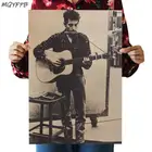 Постер из крафт-бумаги с изображением рок-звезды Боба Дилана, украшение для дома, Настенная Наклейка для комнаты
