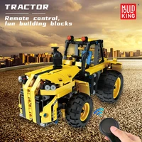 mould king remote control building blocks tractor truck model high tech education moc diy brick toys children collection gift