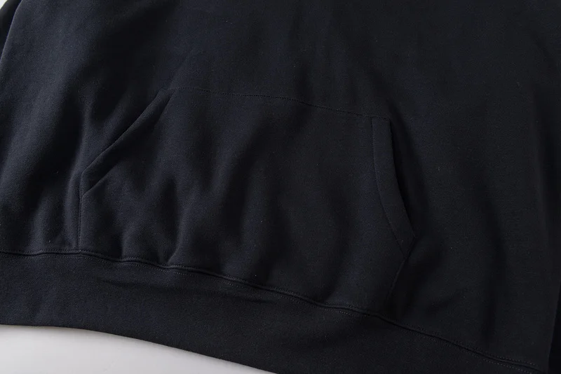 Толстовки мужские/женские kanye west fog свободные ovesized предметы первой необходимости Светоотражающие толстовки с вышивкой