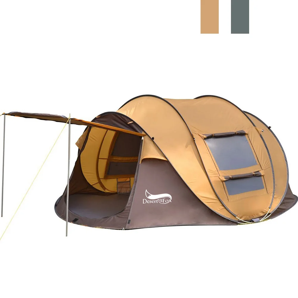 

Zomake Outdoor Camping Tents 3-4 Person Automatic Pop Up Instant Tent Hiking Travelling Tourist Fishing Beach Tents Awnings