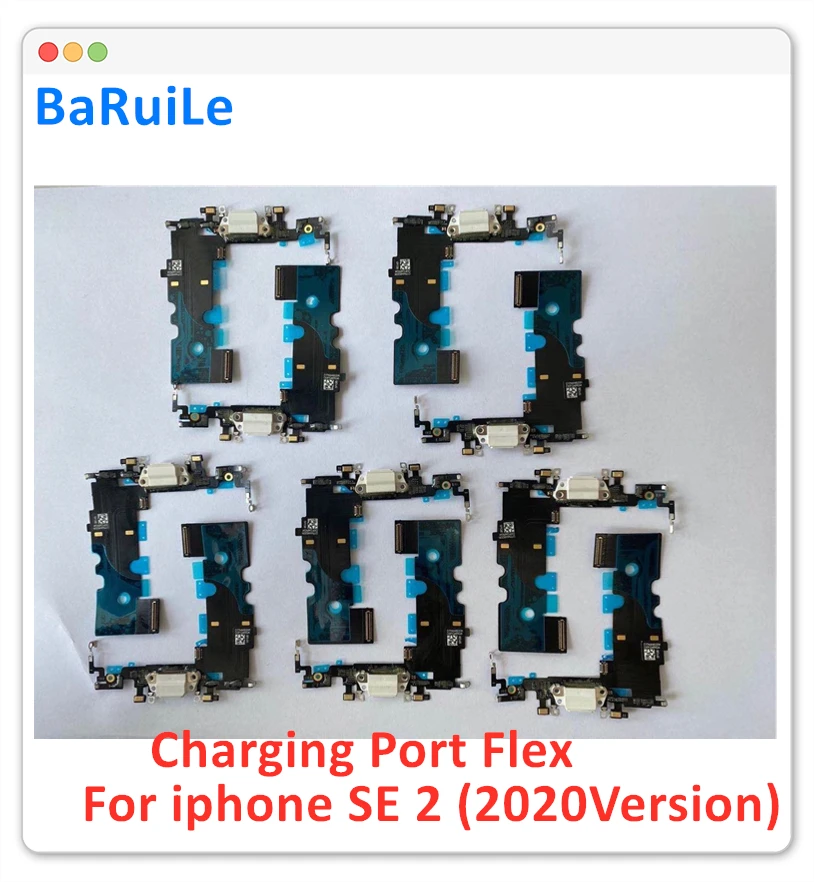 BaRuiLe 1 шт. гибкий кабель для зарядки iPhone SE 2 последняя версия док станции разъем USB