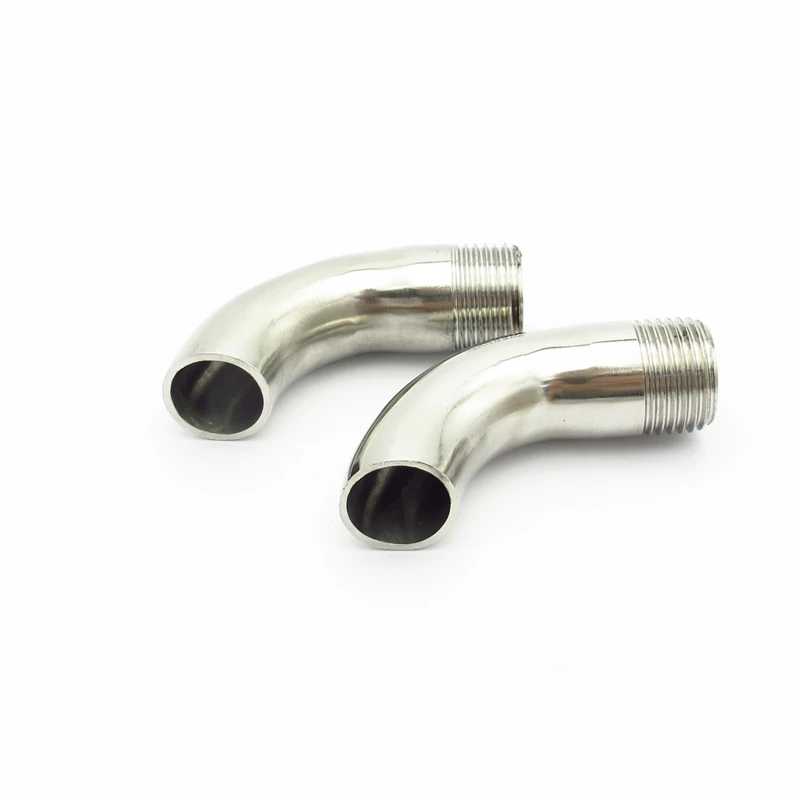 Фитинг из нержавеющей стали наружная резьба 19 мм 25 32 38 45 48 304 коленчатый фитинг под