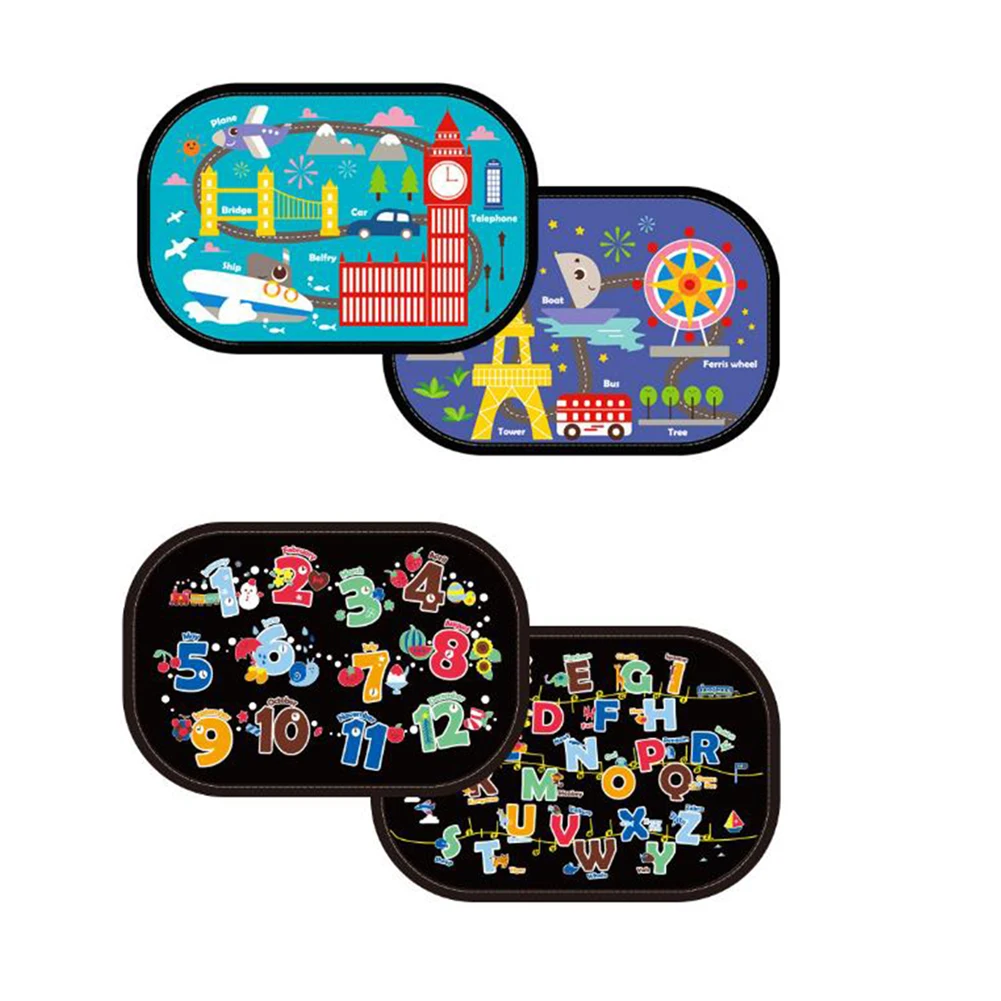 1 пара милый детский универсальный защитный чехол мультяшный занавес козырек