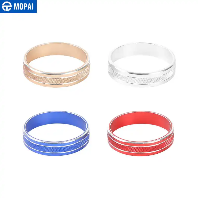 

MOPAI Aluminium Alloy Car Interior Headlight Switch Knob Decoration Cover Ring for Jeep Compass 2017 Up Car Accessories Styling