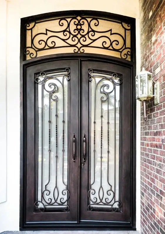 

Shanghai Hench Brand China Factory 100% custom made sale Australia wrought iron interior doors