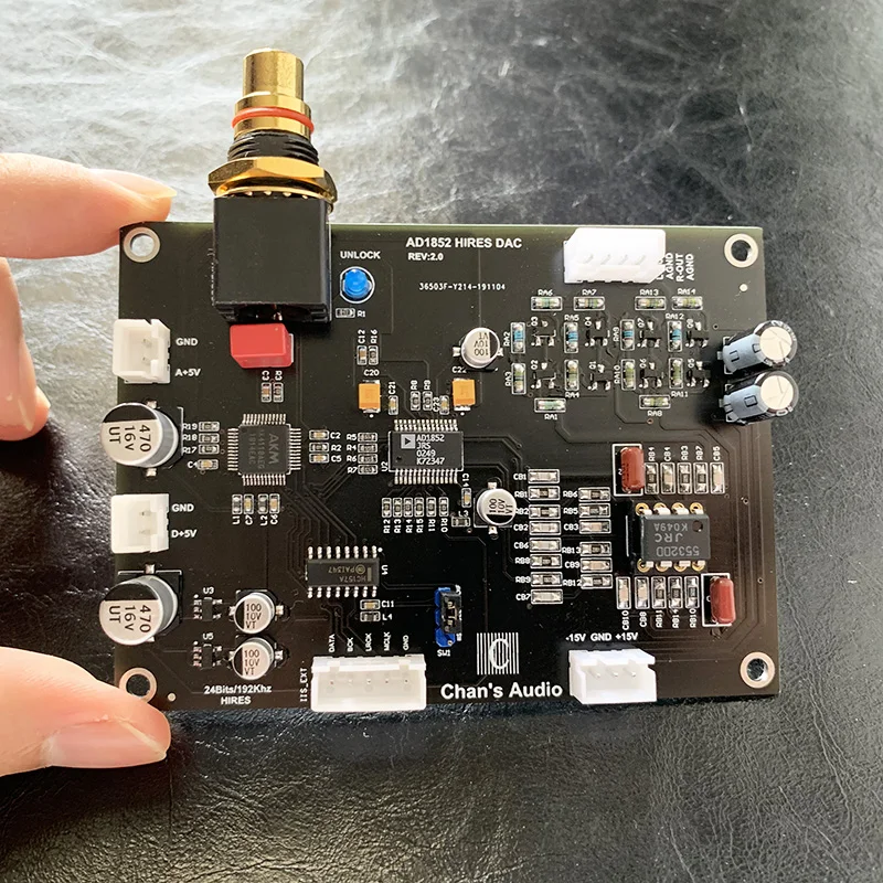 

AD1852 DAC Decoder Board AK4118 IIS Output DAC Board For Sony/Philips CD Player Retrofit H071